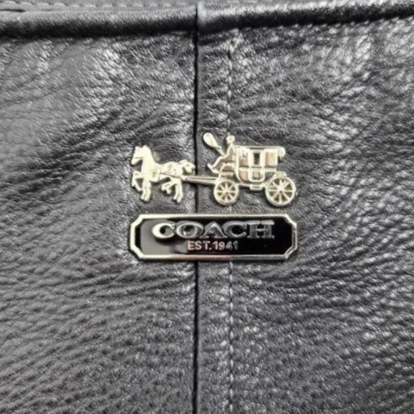 Coach Chelsea Katarina Black Leather Bag - Picture 7 of 12